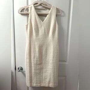 While Anne Klein Tweed dress